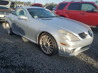 2005 Mercedes-Benz SLK-Class 5.5L AMG with VIN WDBWK73FX5F054969, listed as a Copart auction lot 74960714 with 0 mi miles and Non Repairable. Bid and sale history available at carsss.com. Image 4.