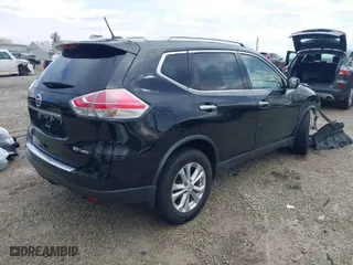 2015 Nissan Rogue S with VIN KNMAT2MV7FP545996, listed as a IAAI auction lot 41662097 with 104919 miles. Bid and sale history available at carsss.com. Image 4.
