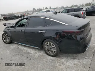 2020 Kia Optima Hybrid EX with VIN KNAGU4LE0L5041685, listed as a Copart auction lot 76353634 with 129,485 mi miles and Salvage Title. Bid and sale history available at carsss.com. Image 2.