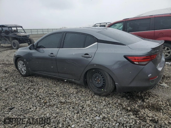 2022 Nissan Sentra S with VIN 3N1AB8BV4NY227830, listed as a Copart auction lot 47628615 with 42,299 mi miles and Salvage Title. Bid and sale history available at carsss.com. Image 2.