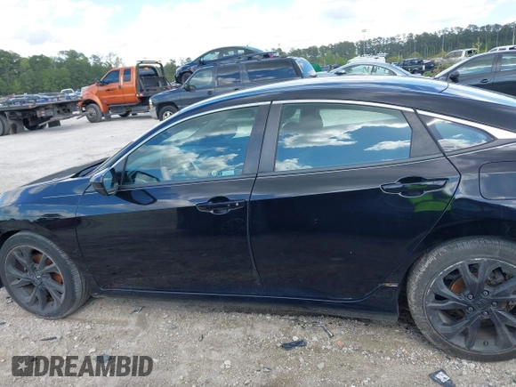 2019 Honda Civic Sedan Sport with VIN 2HGFC2F81KH548051, listed as a IAAI auction lot 41644496 with 118,508 mi miles. Bid and sale history available at carsss.com. Image 14.