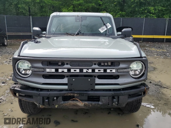 2024 Ford Bronco Big Bend with VIN 1FMDE7AH7RLB13323, listed as a Copart auction lot 56677485 with 1,357 mi miles and Salvage title. Bid and sale history available at DreamBid. Image 5.