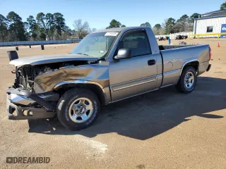 2003 Chevrolet Silverado 1500 with VIN 1GCEC14X73Z345682, listed as a Copart auction lot 47940005 with 143,881 mi miles and Salvage Title. Bid and sale history available at carsss.com. Image 1.