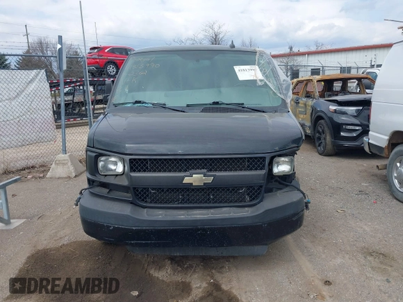 2016 Chevrolet Express Cargo Van with VIN 1GCWGAFGXG1260362, listed as a IAAI auction lot 41813990 with 141,741 mi miles. Bid and sale history available at carsss.com. Image 11.