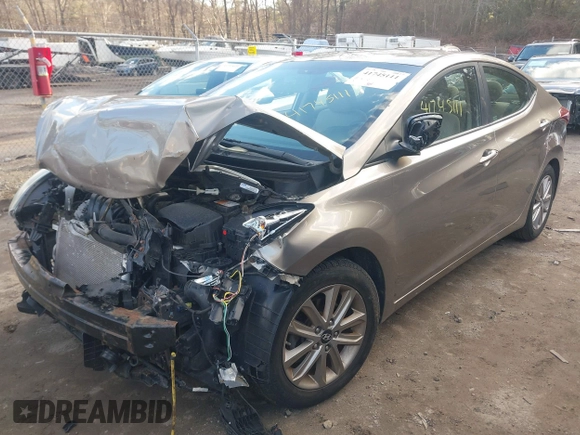 2014 Hyundai Elantra Limited z VIN 5NPDH4AE6EH487713, wystawiony jako IAAI lot #41745111 z przebiegiem 88 221 mil mil oraz . Historia ofert i sprzedaży dostępna na DreamBid. Obrazek 17.
