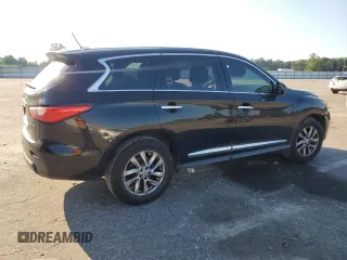 2013 Infiniti JX35 with VIN 5N1AL0MM9DC313959, listed as a Copart auction lot 64999564 with 183,465 mi miles and Salvage Title. Bid and sale history available at carsss.com. Image 3.