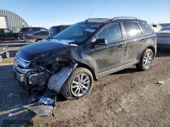 2014 Ford Edge SEL with VIN 2FMDK4JC9EBB85985, listed as a Copart auction lot 46152195 with 136,808 mi miles and Salvage Title. Bid and sale history available at carsss.com. Image 1.