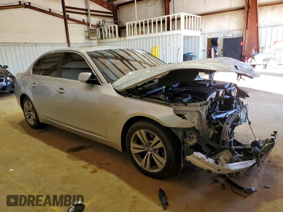 2009 BMW 5 Series 528i with VIN WBANU53579C118800, listed as a Copart auction lot 41823575 with Not Provided miles and Salvage Title. Bid and sale history available at carsss.com. Image 4.
