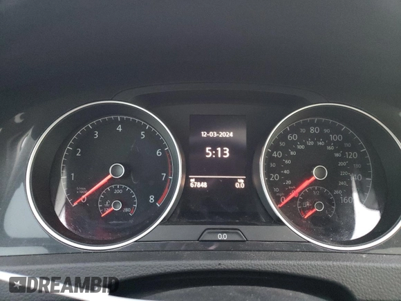 2020 Volkswagen Golf TSI с VIN 3VWW57AU4LM003617, выставлен на аукционе Copart как лот 82679054 с пробегом 67 848 миль миль и Списание • Salvage title. История ставок и продаж доступна на DreamBid. Изображение 9.