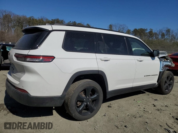 2022 Jeep Grand Cherokee Altitude with VIN 1C4RJKAG0N8506092, listed as a Copart auction lot 47593345 with 83,366 mi miles and Salvage title. Bid and sale history available at DreamBid. Image 3.