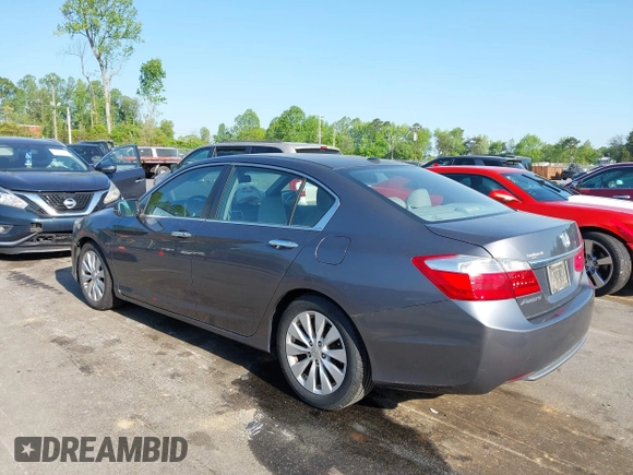 2013 Honda Accord EX-L with VIN 1HGCR2F89DA124961, listed as a IAAI auction lot 42072013 with 141,480 mi miles and . Bid and sale history available at DreamBid. Image 3.