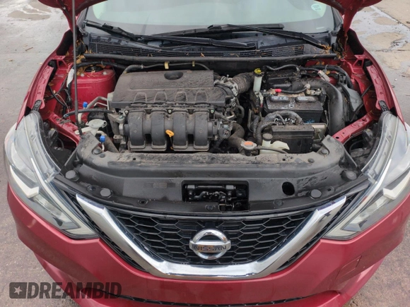 2017 Nissan Sentra SV with VIN 3N1AB7AP5HL671684, listed as a Copart auction lot 50741995 with 108,044 mi miles and Salvage Title. Bid and sale history available at carsss.com. Image 11.