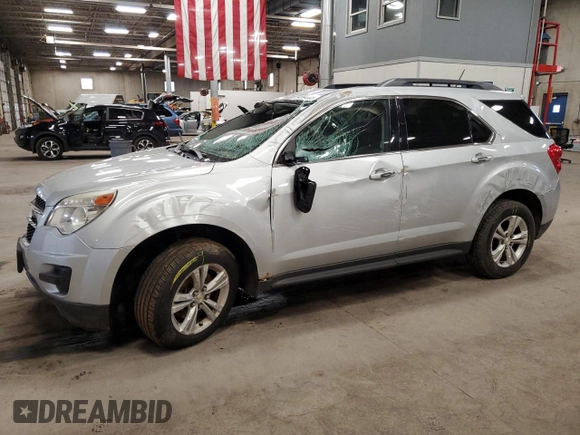 2014 Chevrolet Equinox LT with VIN 2GNALBEK0E6287797, listed as a Copart auction lot 54894885 with 125,165 mi miles and Salvage Title. Bid and sale history available at carsss.com. Image 1.
