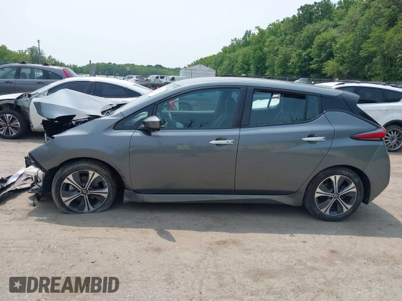 2020 Nissan LEAF SV with VIN 1N4AZ1CP0LC306567, listed as a IAAI auction lot 42429942 with 50,492 mi miles and . Bid and sale history available at DreamBid. Image 14.