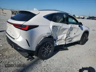 2025 Lexus NX with VIN 2T2GDCAZ1SC016522, listed as a Copart auction lot 86184694 with 729 mi miles and Salvage Title. Bid and sale history available at carsss.com. Image 3.