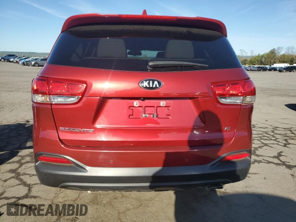 2016 Kia Sorento LX with VIN 5XYPGDA59GG162807, listed as a Copart auction lot 54864885 with 105,950 mi miles and Clean Title. Bid and sale history available at carsss.com. Image 6.