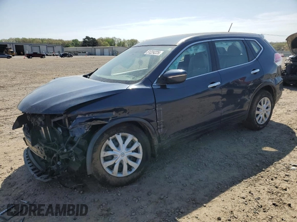 2015 Nissan Rogue SV with VIN KNMAT2MV2FP578307, listed as a Copart auction lot 51224225 with 93,316 mi miles and Salvage Title. Bid and sale history available at carsss.com. Image 1.