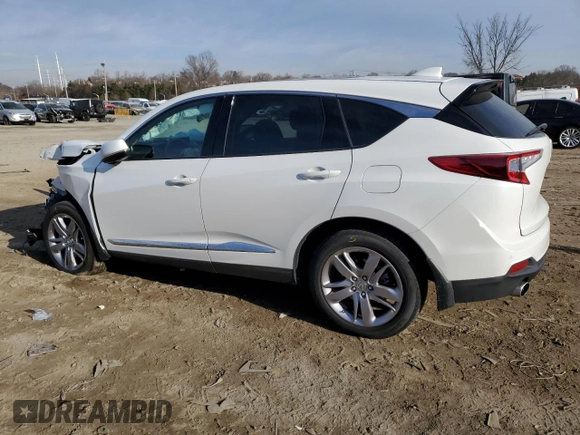 2020 Acura RDX Advance with VIN 5J8TC2H76LL019710, listed as a Copart auction lot 46147875 with 34,190 mi miles and Salvage title. Bid and sale history available at DreamBid. Image 2.