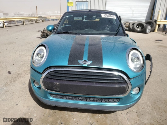 2018 MINI Convertible Cooper with VIN WMWWG5C5XJ3D00672, listed as a Copart auction lot 45905045 with 73,554 mi miles and Salvage Title. Bid and sale history available at carsss.com. Image 5.