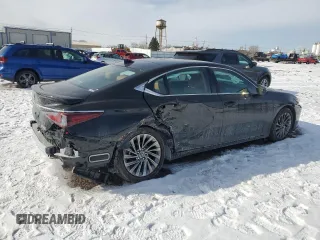 2024 Lexus ES 350 Ultra Luxury with VIN 58AFZ1B1XRU172705, listed as a Copart auction lot 45156825 with 9,600 mi miles and Salvage title. Bid and sale history available at DreamBid. Image 3.