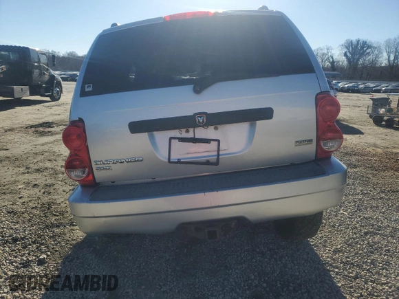 2008 Dodge Durango SLT z VIN 1D8HB48N18F123921, wystawiony jako Copart lot #41558585 z przebiegiem Nie podano mil oraz Szkoda całkowita • Salvage title. Historia ofert i sprzedaży dostępna na DreamBid. Obrazek 6.