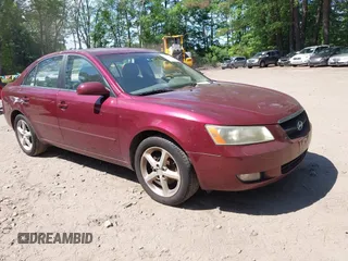 2007 Hyundai Sonata GLS z VIN 5NPET46C57H223749, wystawiony jako IAAI lot #42493034 z przebiegiem 216 403 mil mil oraz . Historia ofert i sprzedaży dostępna na DreamBid. Obrazek 1.