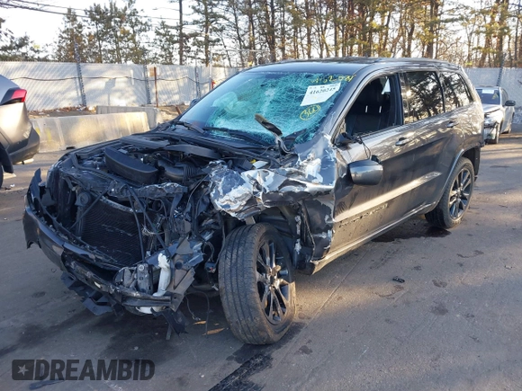 2019 Jeep Grand Cherokee Laredo E with VIN 1C4RJFAG8KC791236, listed as a IAAI auction lot 41620245 with 55,901 mi miles. Bid and sale history available at carsss.com. Image 16.