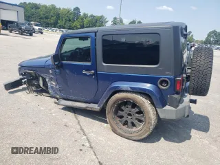 2009 Jeep Wrangler Sahara with VIN 1J4FA54199L747528, listed as a Copart auction lot 80974584 with 226,299 mi miles and Salvage title. Bid and sale history available at DreamBid. Image 2.