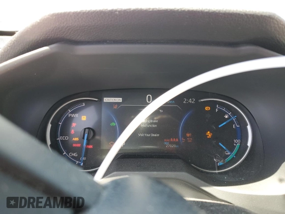 2021 Toyota RAV4 SE с VIN JTMAB3FV5MD032119, выставлен на аукционе Copart как лот 61311165 с пробегом 27 020 миль миль и Списание • Salvage title. История ставок и продаж доступна на DreamBid. Изображение 9.