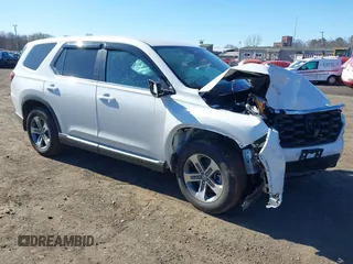 2025 Honda Pilot EX-L with VIN 5FNYG1H42SB072124, listed as a IAAI auction lot 41901104 with 904 mi miles and . Bid and sale history available at DreamBid. Image 1.