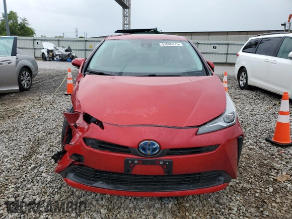 2021 Toyota Prius L Eco z VIN JTDKAMFU0M3145597, wystawiony jako Copart lot #57846175 z przebiegiem 93 882 mil mil oraz Szkoda całkowita • Salvage title. Historia ofert i sprzedaży dostępna na DreamBid. Obrazek 5.
