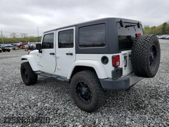 2018 Jeep Wrangler Unlimited Sahara with VIN 1C4HJWEG4JL922375, listed as a Copart auction lot 55333765 with 111,986 mi miles and Salvage title. Bid and sale history available at DreamBid. Image 2.
