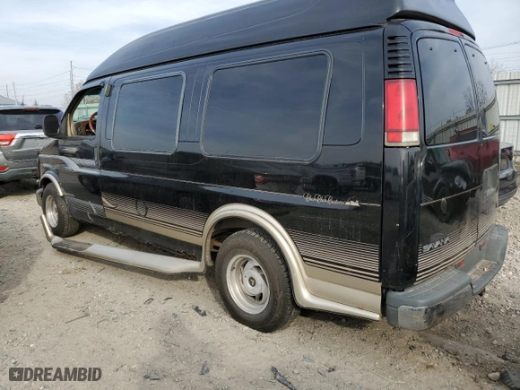 1999 GMC Savana Cargo Van YF7 Upfitter with VIN 1GDFG15R0X1070603, listed as a Copart auction lot 77944014 with 0 mi miles and Clean Title. Bid and sale history available at carsss.com. Image 2.