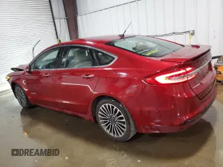 2017 Ford Fusion Hybrid Titanium with VIN 3FA6P0RU2HR394713, listed as a Copart auction lot 56070815 with 95,098 mi miles and Salvage title. Bid and sale history available at DreamBid. Image 2.