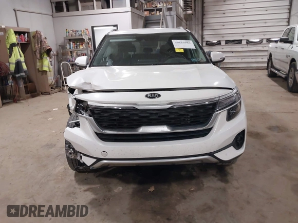 2021 Kia Seltos S with VIN KNDEUCA24M7104385, listed as a IAAI auction lot 40663983 with 51,290 mi miles. Bid and sale history available at carsss.com. Image 12.
