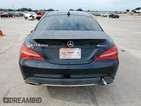 2018 Mercedes-Benz CLA 250 with VIN WDDSJ4GB3JN651024, listed as a Copart auction lot 58586585 with 111,293 mi miles and Salvage title. Bid and sale history available at DreamBid. Image 6.
