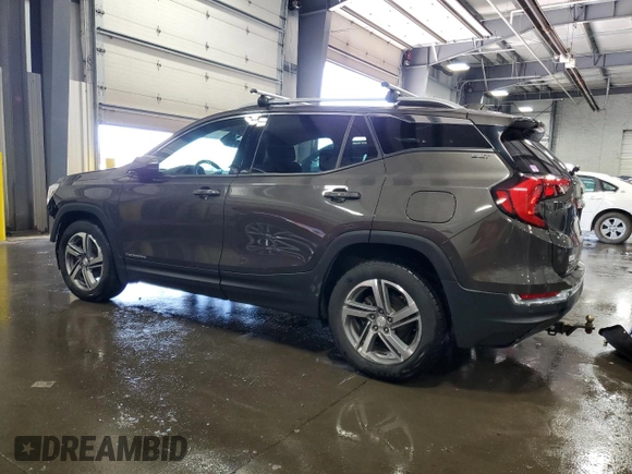 2020 GMC Terrain SLT z VIN 3GKALVEV7LL108799, wystawiony jako Copart lot #60489505 z przebiegiem 55 873 mil mil oraz Szkoda całkowita • Salvage title. Historia ofert i sprzedaży dostępna na DreamBid. Obrazek 2.