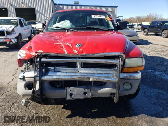 2001 Dodge Dakota Sport with VIN 1B7HG2AN81S295553, listed as a Copart auction lot 80392844 with 105,560 mi miles and Salvage Title. Bid and sale history available at carsss.com. Image 5.
