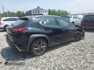 2019 Lexus UX 250h with VIN JTHU9JBH2K2014259, listed as a Copart auction lot 59742055 with 48,788 mi miles and Salvage title. Bid and sale history available at DreamBid. Image 3.