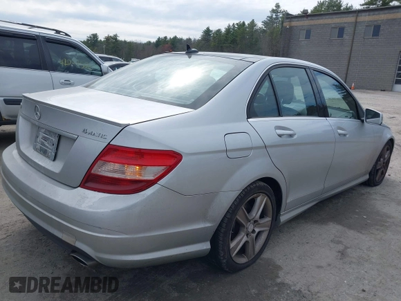 2011 Mercedes-Benz C 300 Sport with VIN WDDGF8BB1BR135955, listed as a IAAI auction lot 41983508 with 214,823 mi miles and . Bid and sale history available at DreamBid. Image 4.