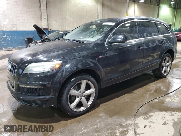 2014 Audi Q7 3.0T S line Prestige with VIN WA1DGAFE5ED009146, listed as a Copart auction lot 50898925 with 180,306 mi miles and Salvage Title. Bid and sale history available at carsss.com. Image 1.