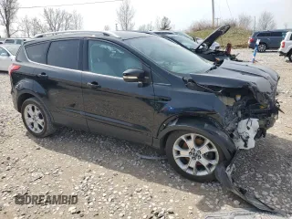 2014 Ford Escape Titanium with VIN 1FMCU9J94EUD31016, listed as a Copart auction lot 51164285 with 170,168 mi miles and Clean Title. Bid and sale history available at DreamBid. Image 4.