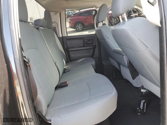 2018 Ram 1500 Express with VIN 1C6RR7FG6JS212988, listed as a Copart auction lot 51281975 with 63,684 mi miles and Salvage Title. Bid and sale history available at carsss.com. Image 10.