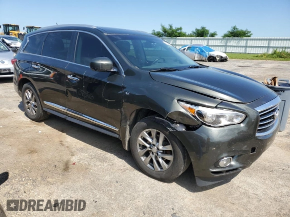 2014 Infiniti QX60 with VIN 5N1AL0MM1EC516362, listed as a Copart auction lot 62990775 with 171,491 mi miles and Clean title. Bid and sale history available at DreamBid. Image 4.