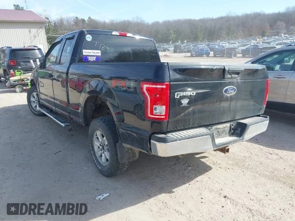 2017 Ford F-150 XL with VIN 1FTFX1EF4HKC85861, listed as a IAAI auction lot 41777927 with 1 mi miles. Bid and sale history available at carsss.com. Image 3.