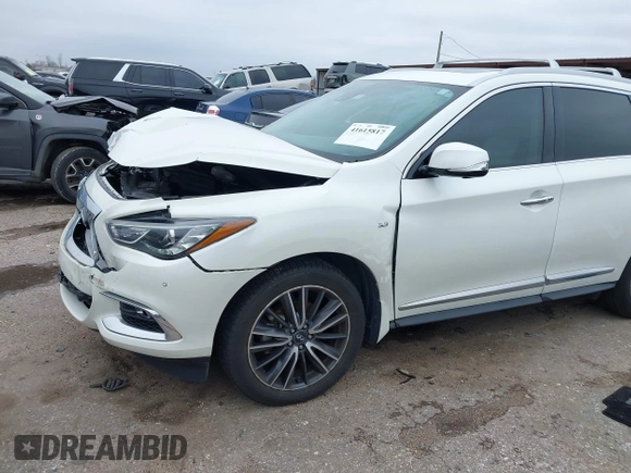 2020 Infiniti QX60 Pure with VIN 5N1DL0MN7LC545576, listed as a IAAI auction lot 41615817 with 62,858 mi miles and . Bid and sale history available at DreamBid. Image 6.