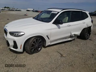 2022 BMW X3 M40i with VIN 5UX83DP06N9K19229, listed as a Copart auction lot 50462495 with 80,473 mi miles and Salvage Title. Bid and sale history available at DreamBid. Image 1.