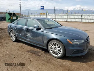 2014 Audi A6 Prestige with VIN WAUHMAFC1EN063193, listed as a Copart auction lot 51286155 with 121,015 mi miles and Salvage title. Bid and sale history available at DreamBid. Image 4.