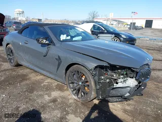 2020 BMW M8 with VIN WBSDZ0C06LBM09446, listed as a IAAI auction lot 41512994 with 25,745 mi miles. Bid and sale history available at carsss.com. Image 1.