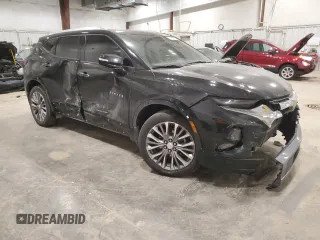 2020 Chevrolet Blazer Premier with VIN 3GNKBLRS6LS622082, listed as a Copart auction lot 88433345 with 103,064 mi miles and Salvage title. Bid and sale history available at DreamBid. Image 4.
